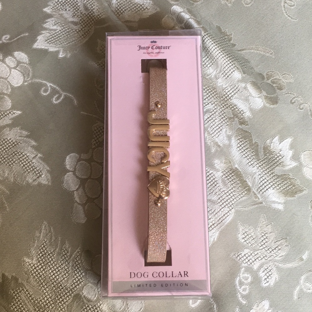 Juicy couture dog collar